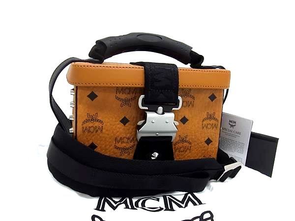 □新品同様□ MCM エムシーエム モノグラム ヴィセトス柄 レザー