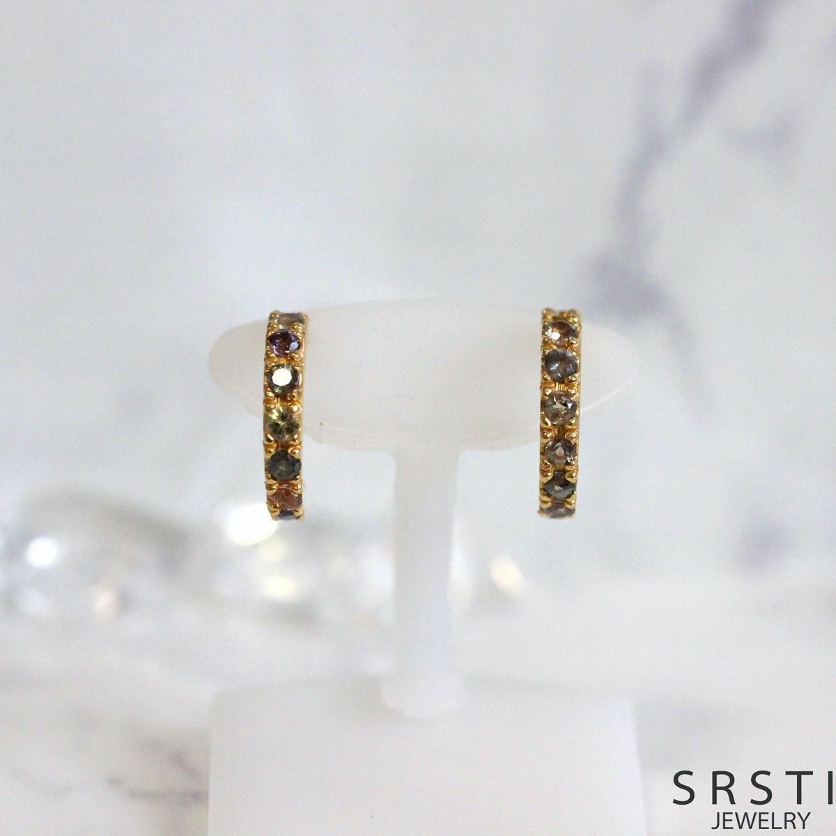 cui-cui ゴールド ルナチェーン ピアス K10YG cui-cui / キュイキュイ