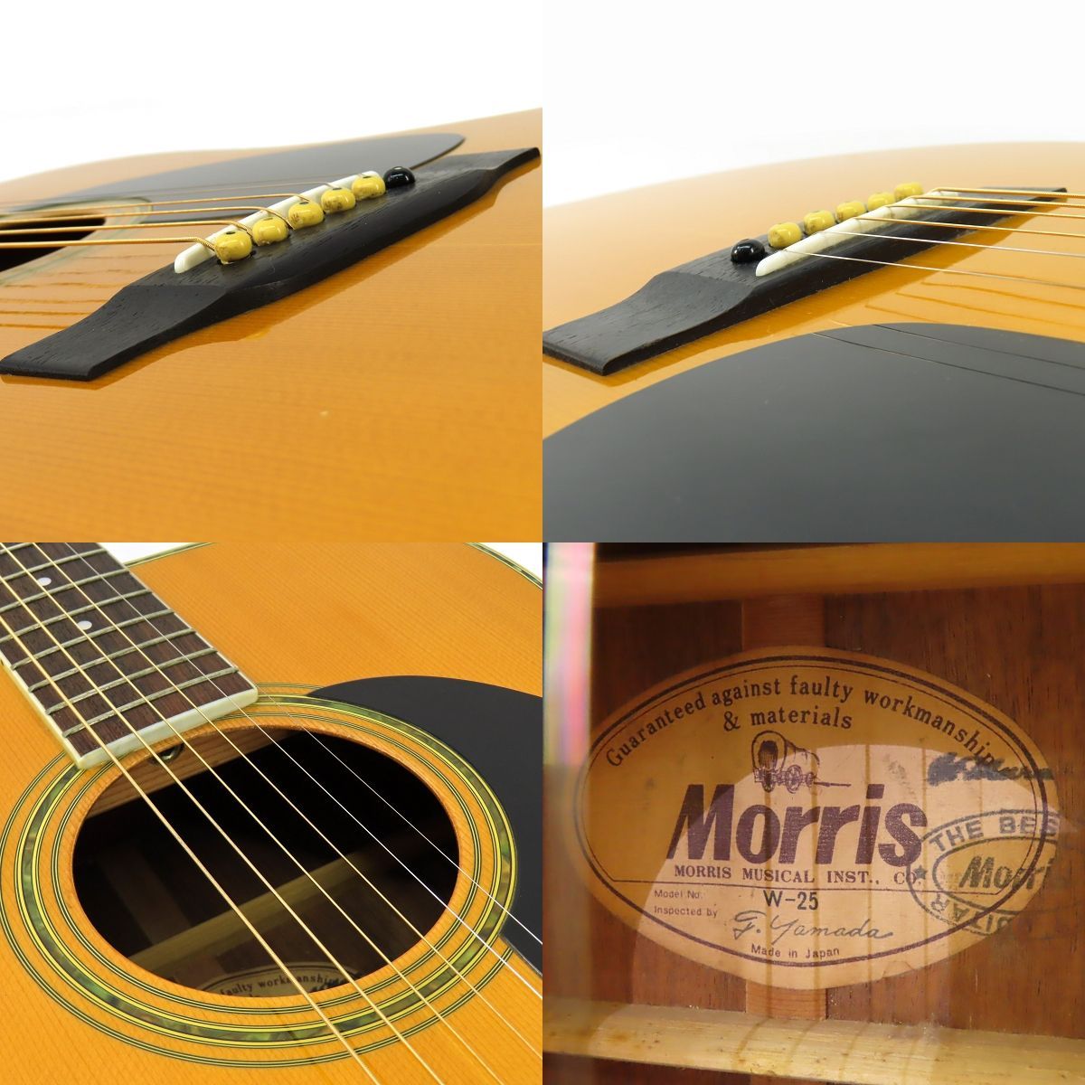 Morris モーリス W-25 ナチュラル アコギ アコースティックギター ※中古