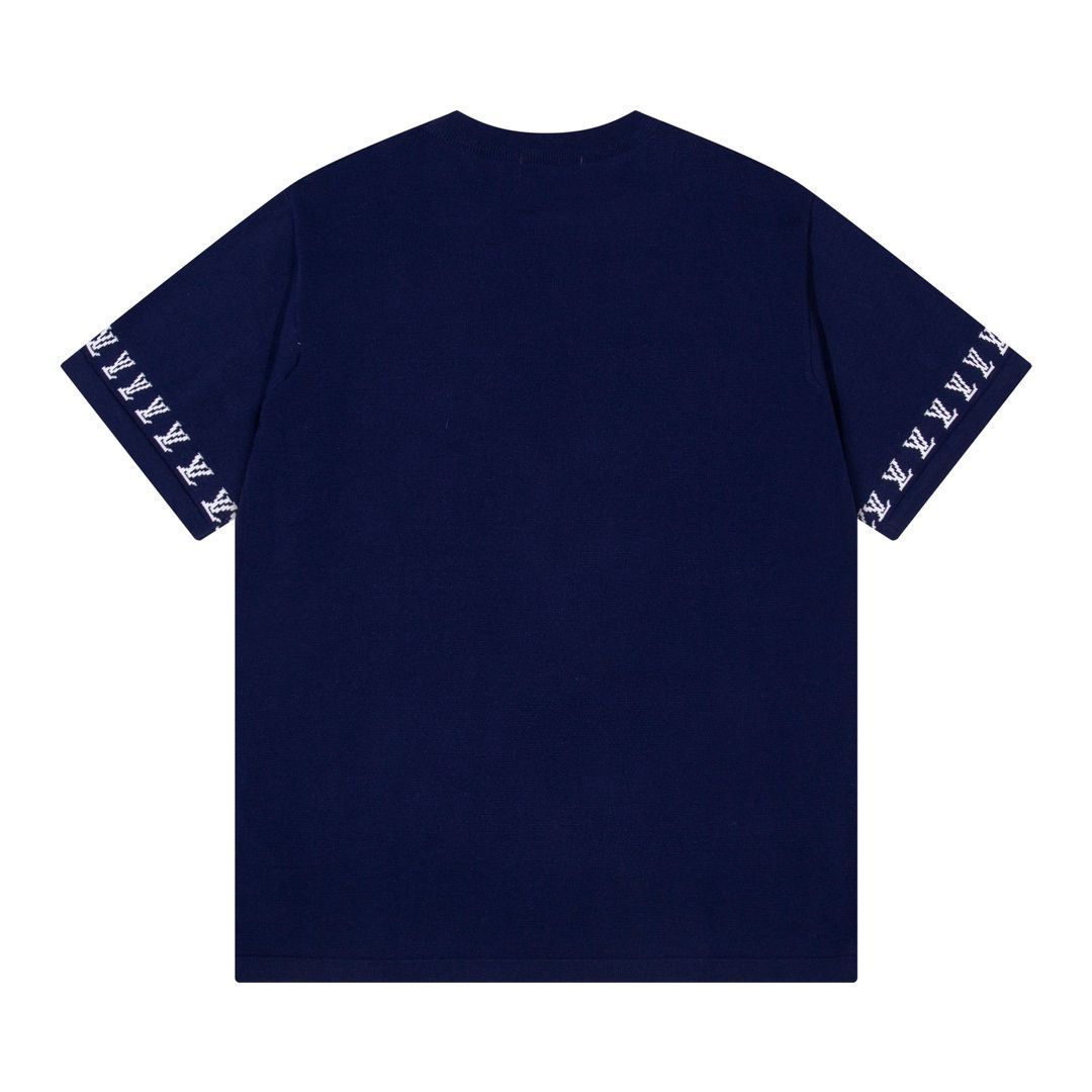 LOUIS VUITTON ジャカードコットンTシャツ オシャレ♪】ルイヴィトン☆ジャカードコットンTシャツ