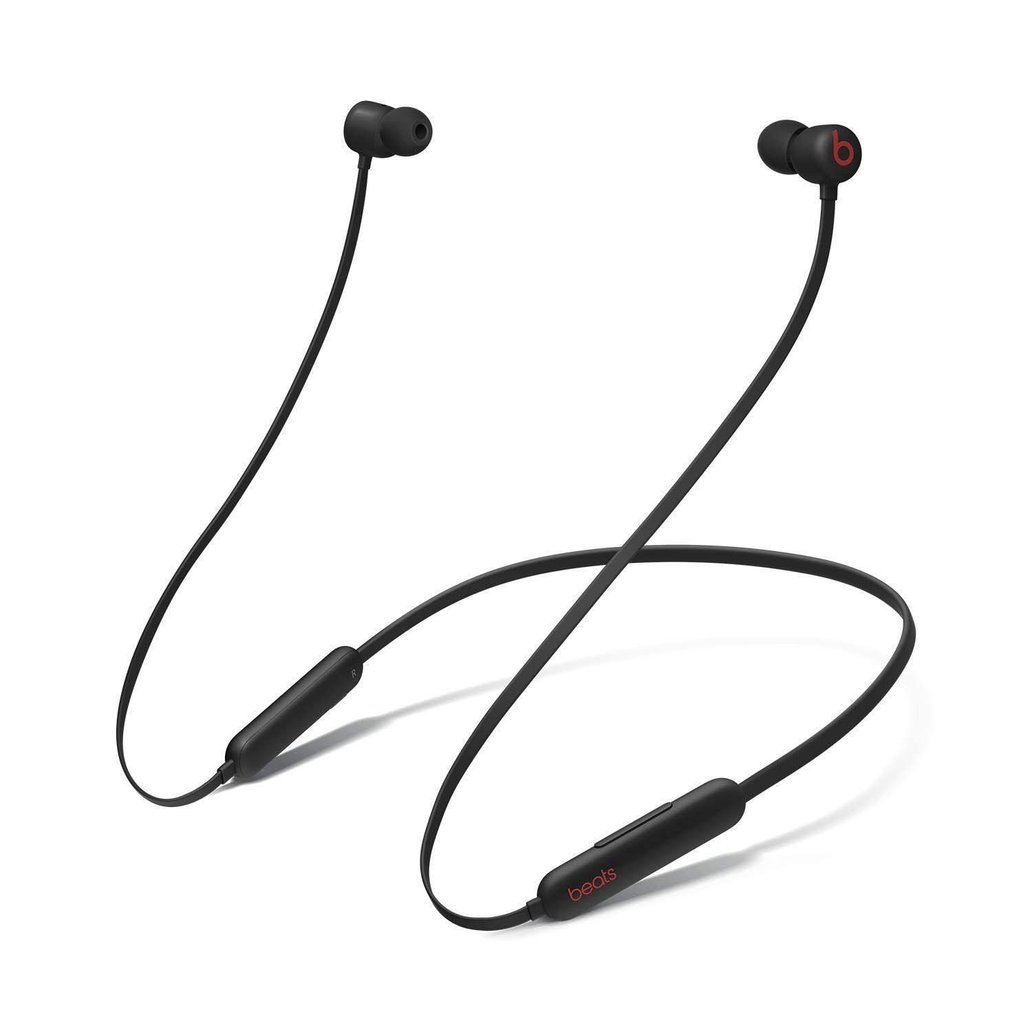 Beats Flexワイヤレスイヤホン Apple W1ヘッドフォンチップ マグネット式イヤーバッド Class 1 Bluetooth 最大12時間の再生時間 - Beats ブラック