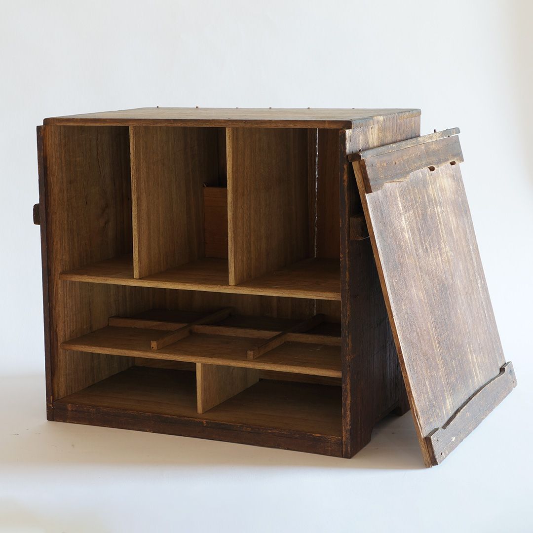 アンティーク 木箱 ボックス 木製 収納箱 収納棚 収納ボックス 古道具