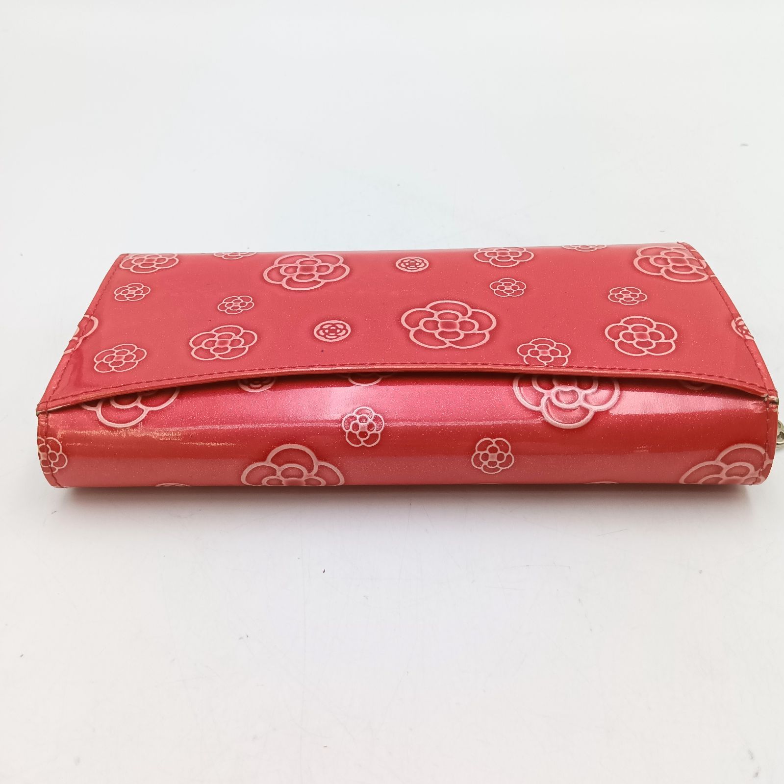 【ひめ】クレイサス クレイサス CLATHAS 長財布 牛革 エナメル L字ファスナー 花柄