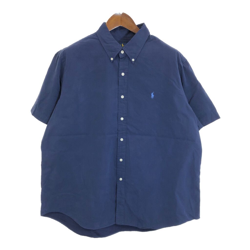 RALPH LAUREN ラルフローレン ボタンダウン 半袖シャツ 大きい