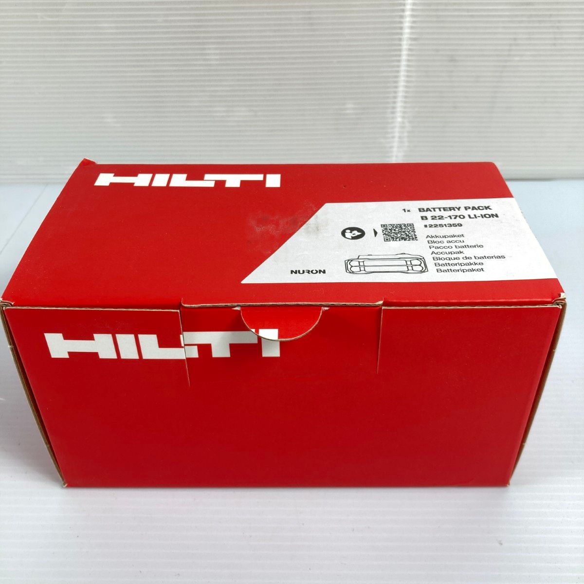 Battery pack B 22/5.2 Li-ion - Øglænd system HILTI B 22/8.0 Li-Ion 