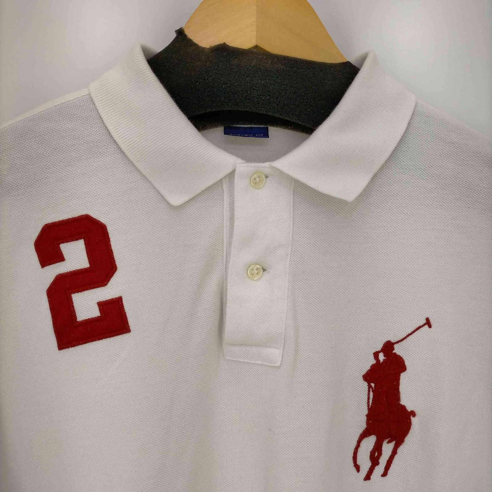 ポロバイラルフローレン Polo by RALPH LAUREN ビッグポニー刺繍 ショートスリーブポロシャツ メンズ import：XL