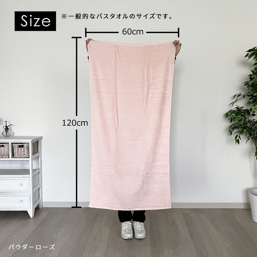 新品 未使用 ホテルライク バスタオル 2枚セット 約60×120cm 綿100% 吸水 厚手 毛羽落ちが少ない ふんわり手触り まとめ売り まとめ買い