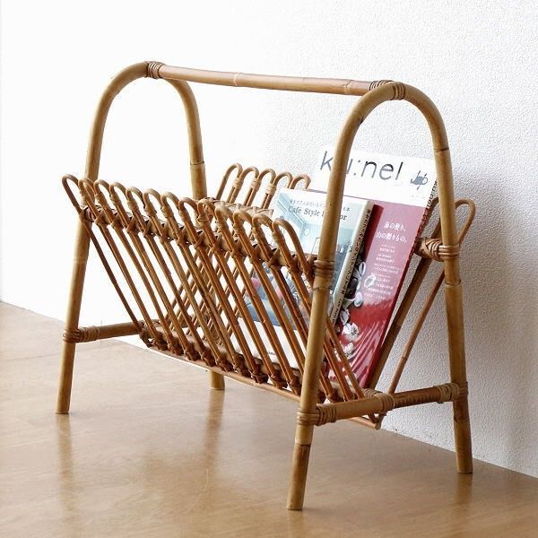 イギリス アンティーク 家具 マガジンラック 新聞/楽譜入れ 収納 6799c