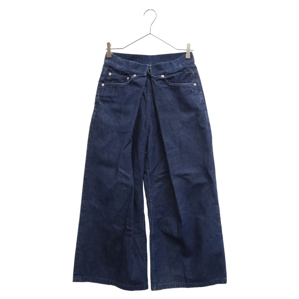 JOHN LAWRENCE SULLIVAN (ジョンローレンスサリバン) RIGID DENIM WIDE PANTS コットン ワイド デニムパンツ インディゴ JLSW-15