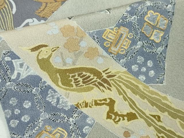 錫色地 金糸