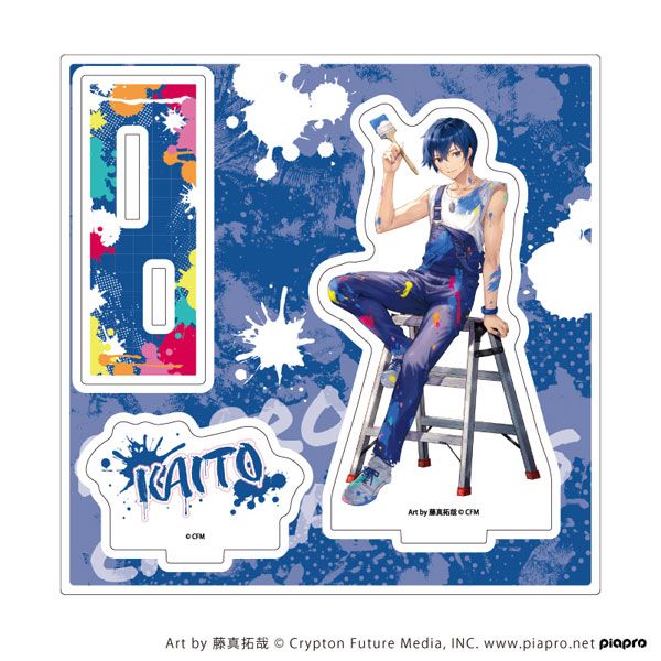 ピアプロキャラクターズ 18/KAITO ペンキver.（描き起こし