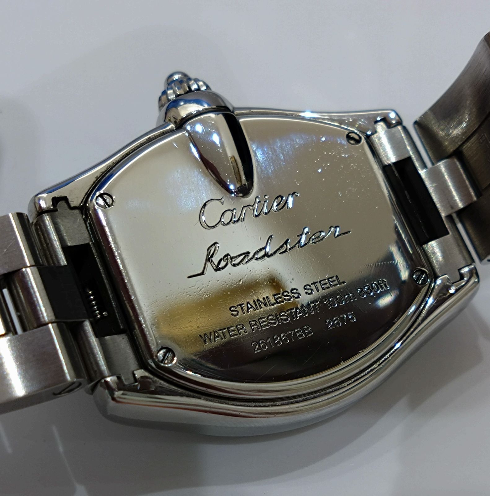 ☆NA04312 磨き仕上げ済！ Cartier カルティエ ロードスター SM 2675 