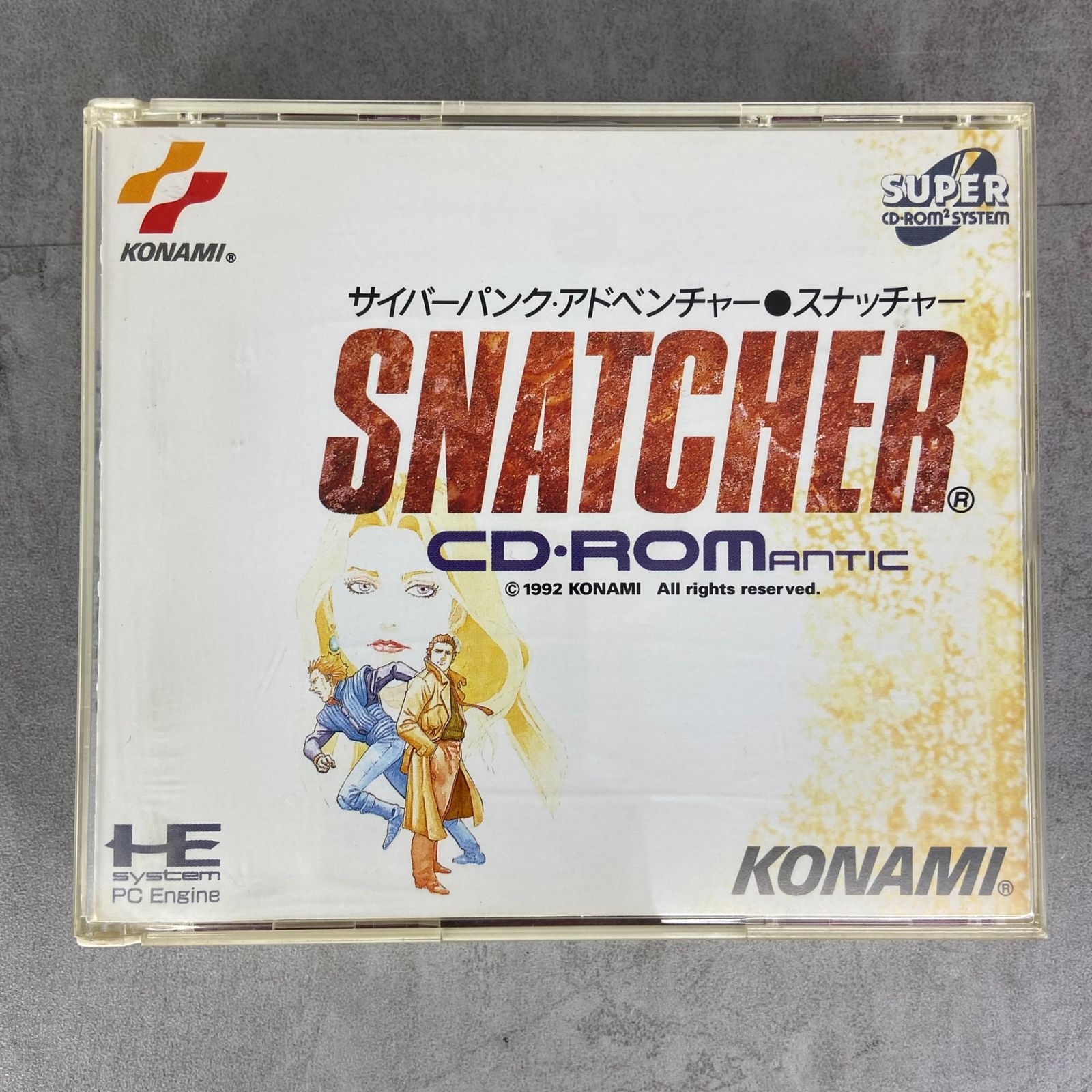 KONAMI - SNATCHER スナッチャー　コナミ　PCエンジン　KMCD2002 SNATCHER スナッチャー コナミ PCエンジン KMCD2002 - メルカリ