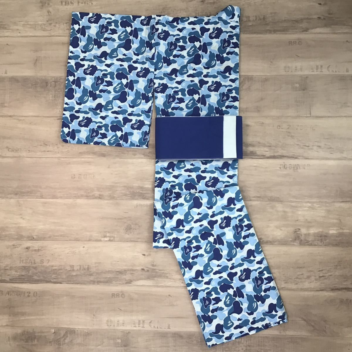 平和屋本店□極上 夏物 撫松庵 浴衣 綿紅梅 枝垂れ柳 飛鳥文 綿 