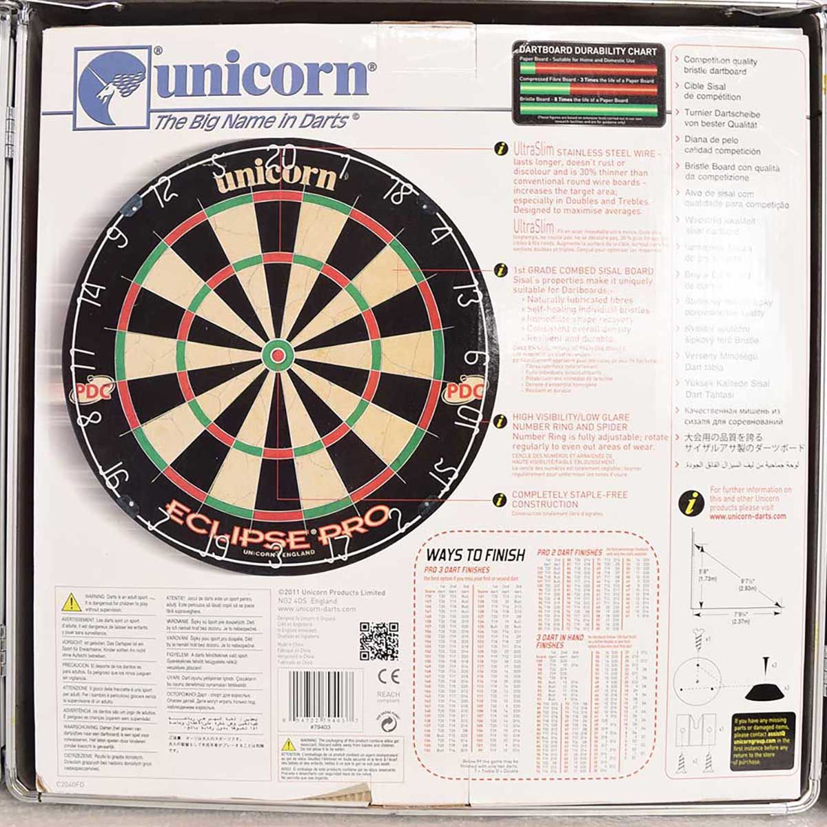 Unicorn Eclipse Dartboard ユニコーン ダーツボード - ダーツ