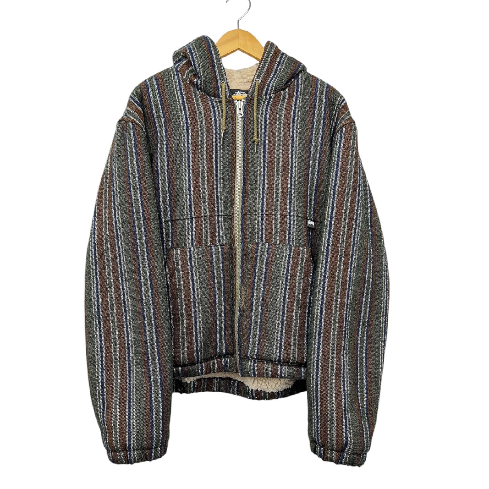 STUSSY ストライプ ワークジャケット ブルゾン 楽天市場】ステューシー STUSSY ジャケット メンズ & レディース