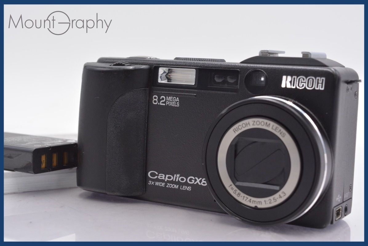 ☆極上美品☆ リコー RICOH Caplio GX8 コレクション 3x 単三電池 取扱説明