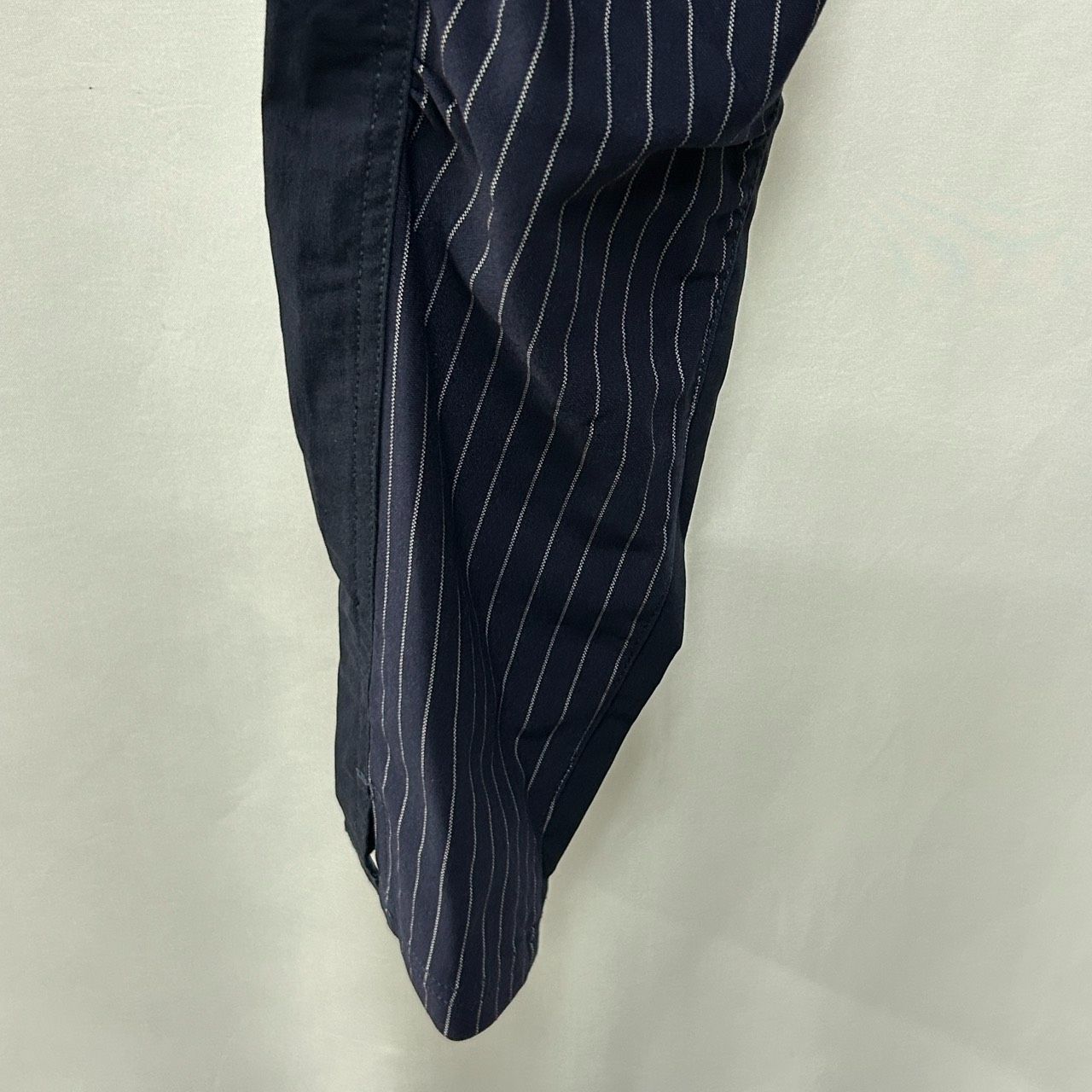 io comme io 38 ネイビー ストライプスラックス センソユニコ パンツ マツオ DECORATOM_COM_BR