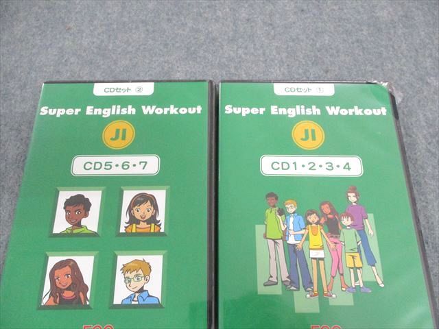 ECC教材 Super English Workout JI CD1～7 英語