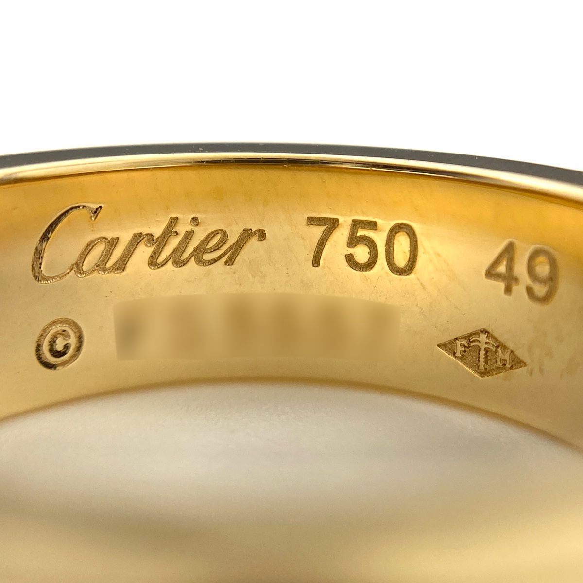 カルティエ CARTIER ラブ リング YG イエローゴールド 指輪 リング 9号 
