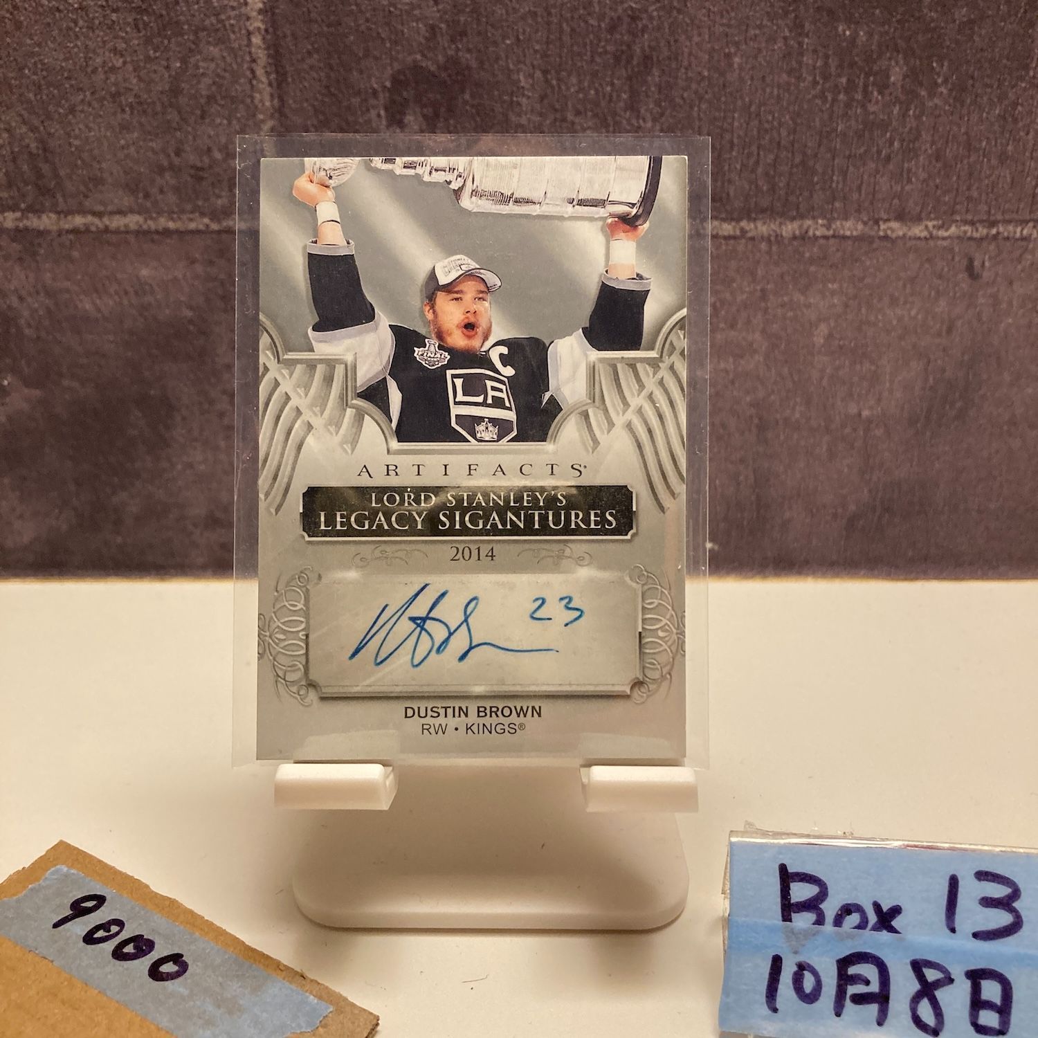 2021-21 Upper Deck Dustin Brown 直筆サインカード Los Angeles Kings Artifacts Lord Stanley’s Legacy Signatures カード