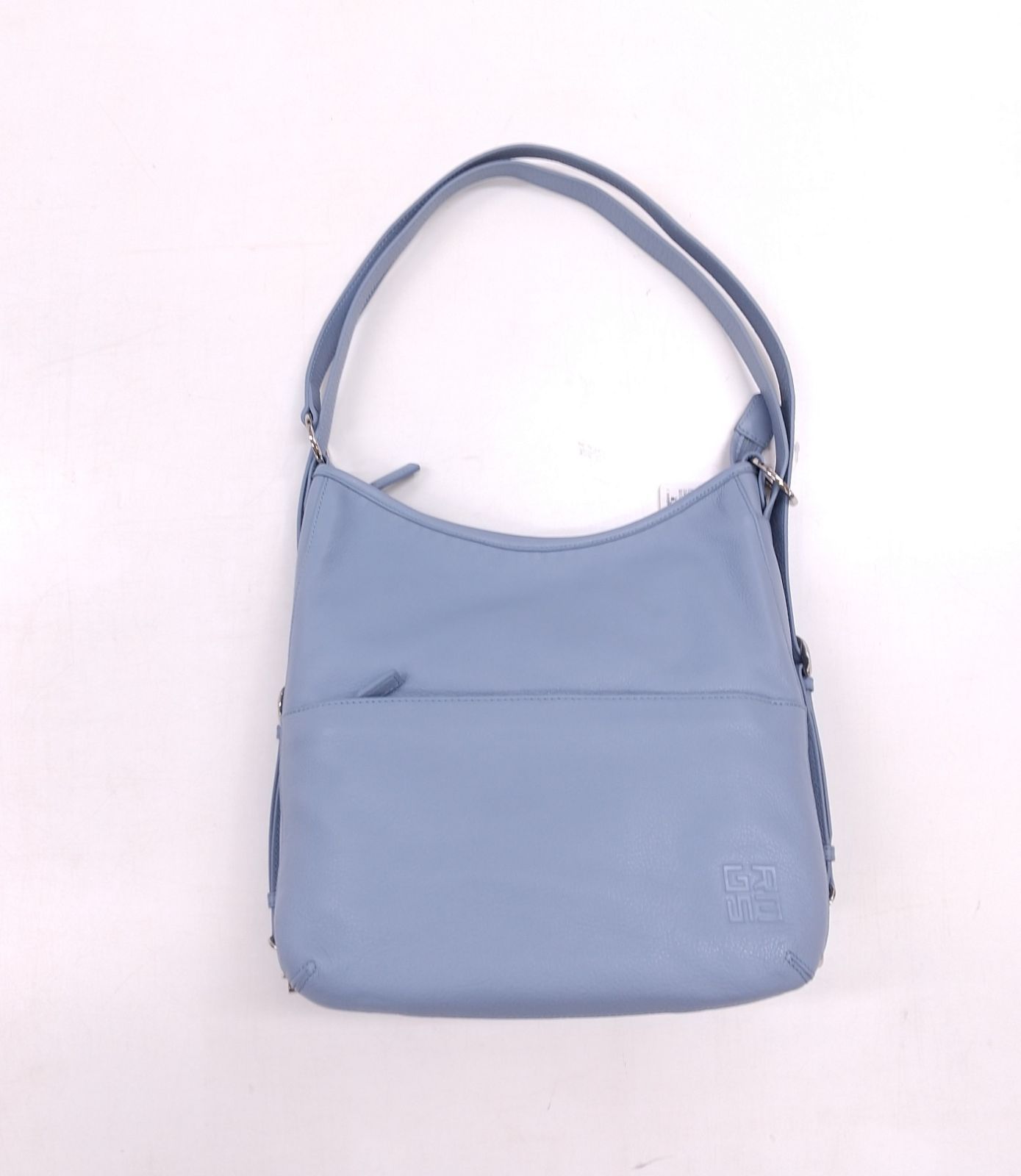 GRES 牛革 ブルー 青 レザー 3way トート ショルダー リュック - メルカリ