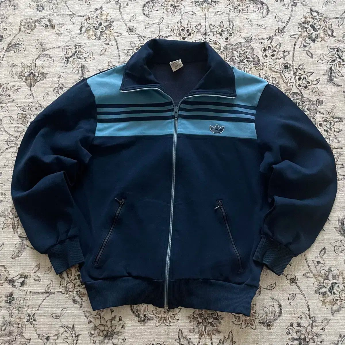 70s adidasトラックジャケット 赤×紺 アディダス ジャージ西ドイツ製