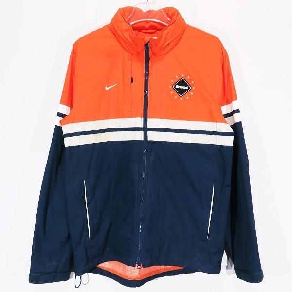 F.C.Real Bristol エフシーレアルブリストル x NIKE ナイキ STORM FIT WARM UP JACKET ストームフィット  ウォームアップ ジャケット オレンジ アウター F.C.R.B.