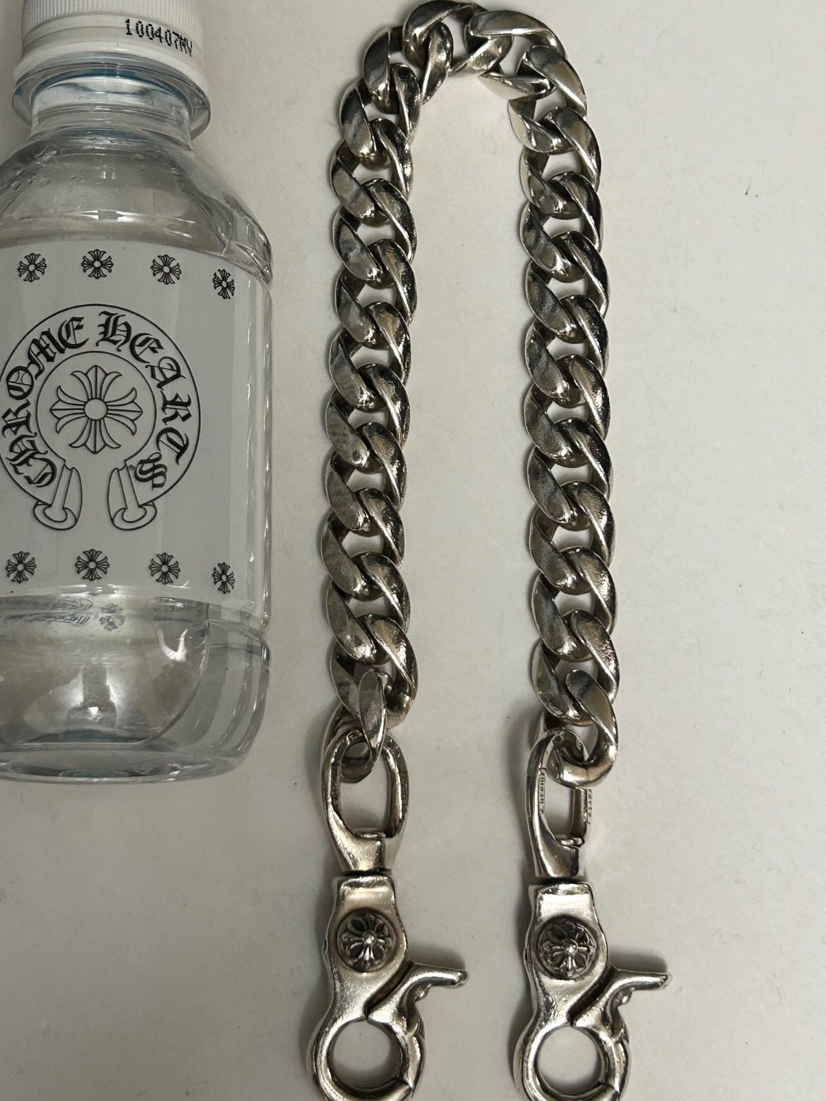 クロムハーツ2クリップクロスボールショートウォレットチェーン CHROME