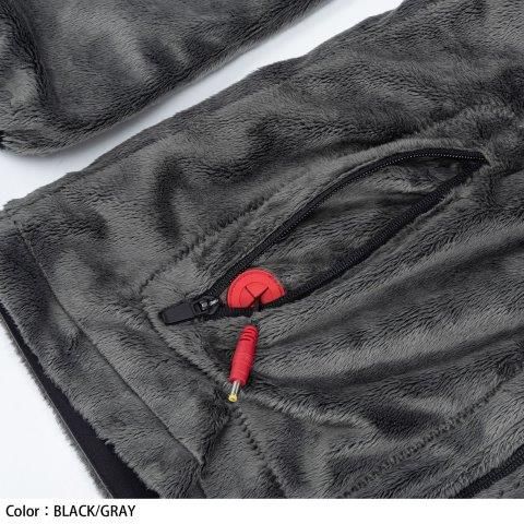 e-HEAT フリース インナーパーカ ブラック 人気 WMサイズ RSU638