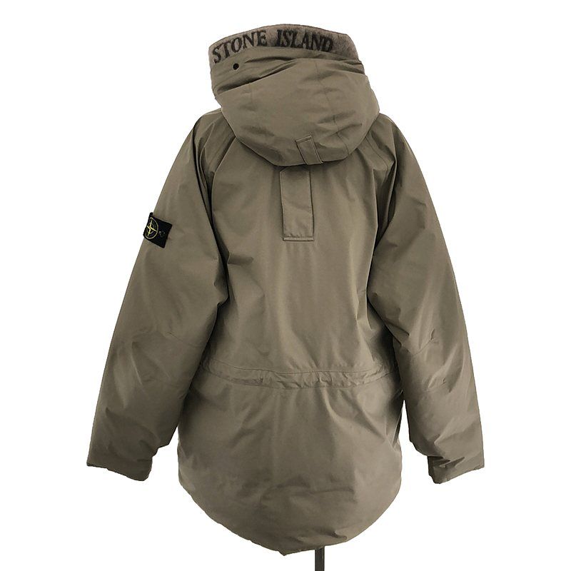 【美品】  STONE  / ストーンアイランド | Ripstop Gore-Tex down jacket / ゴアテックス オーバー ダウンジャケット / フードフェルト部着脱可 | XL | グレージュ系 | メンズ 美品】 STONE ISLAND / ストーンアイランド | Ripstop Gore-Tex down