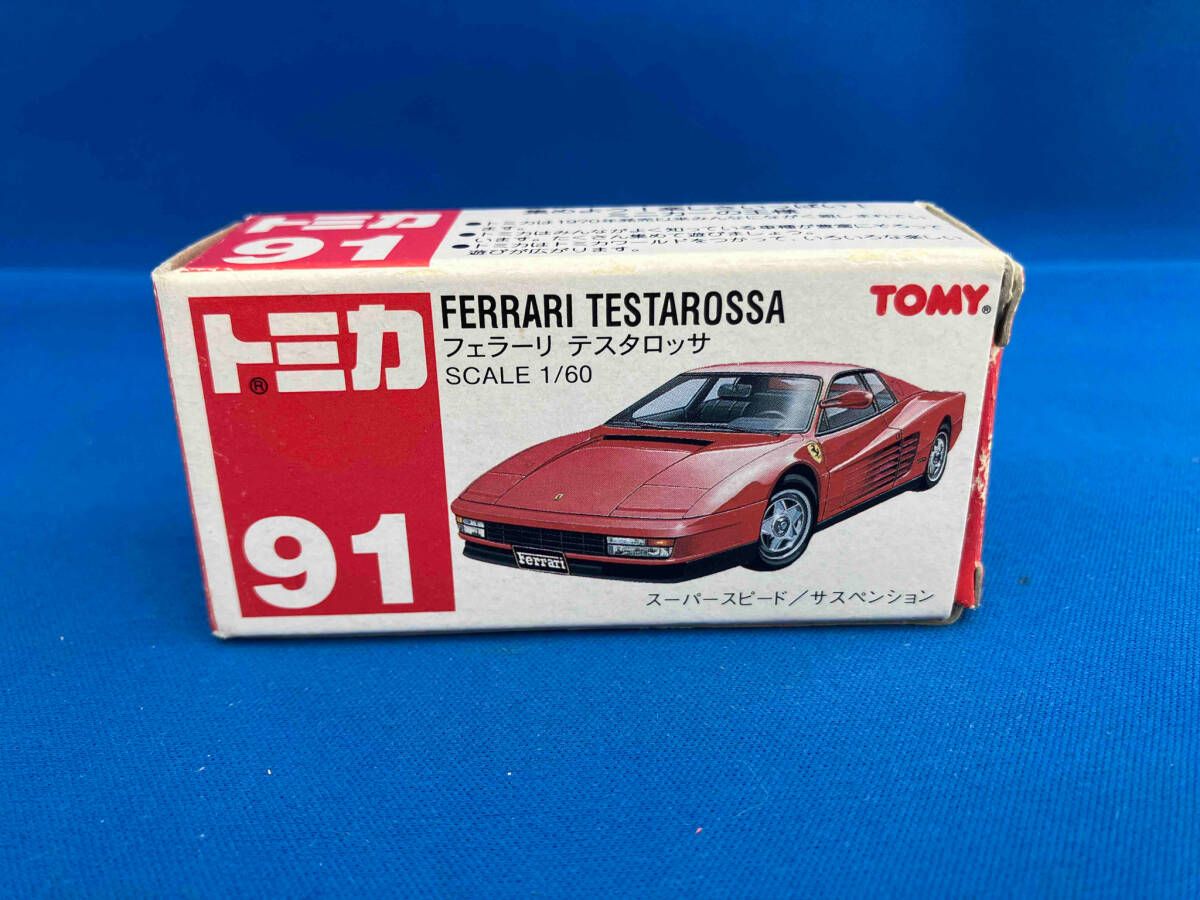 トミカ 日本製 赤箱 91 フェラーリ テスタロッサ 美品 【公式通販