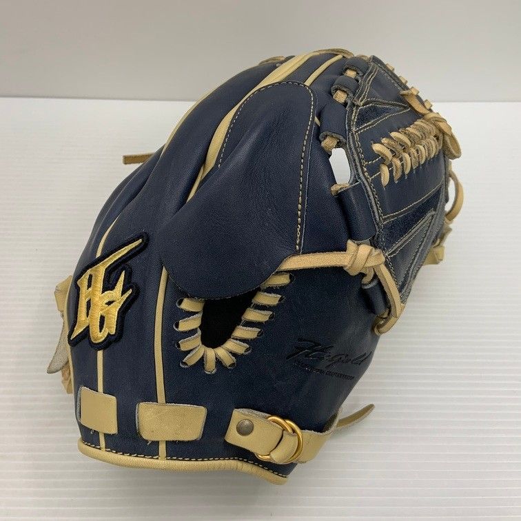 中古品 ハイゴールド Hi-Gold 真極 軟式 投手用グローブ MKG