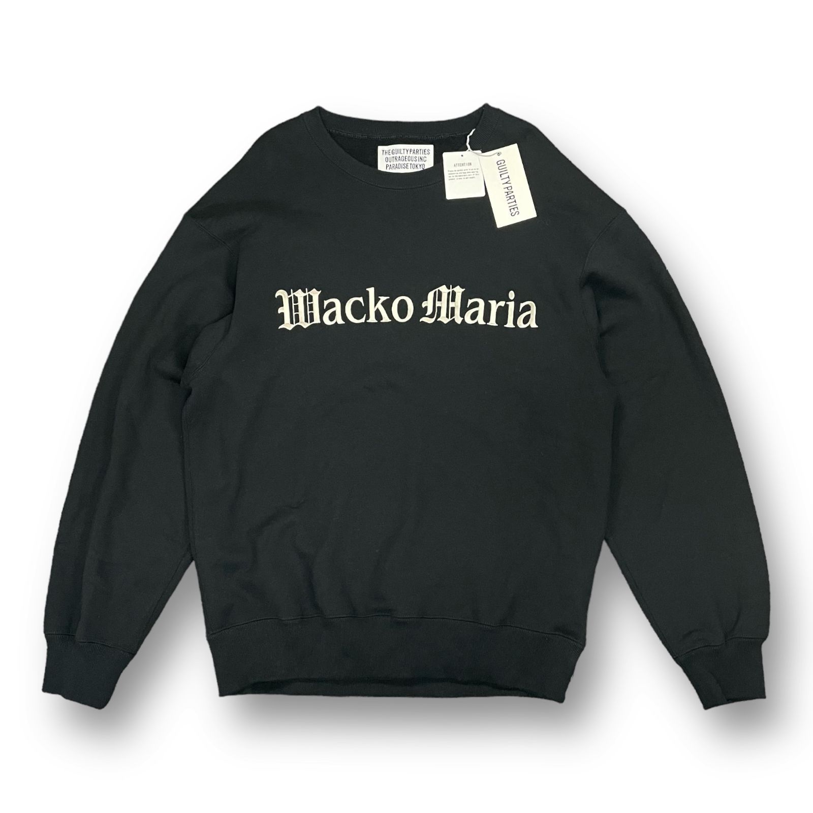 新品 WACKO MARIA 23SS MIDDLE WEIGHT CREW NECK SWEAT SHIRT 刺繍 