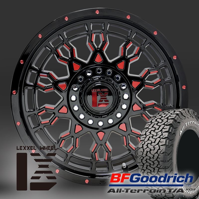 プラド ハイラックス FJ パジェロ タイヤホイールセット 17インチ BFグッドリッチ KO2 285/70R17 265/70R17  265/65R17 275/70R17 4本セット タイヤホイール