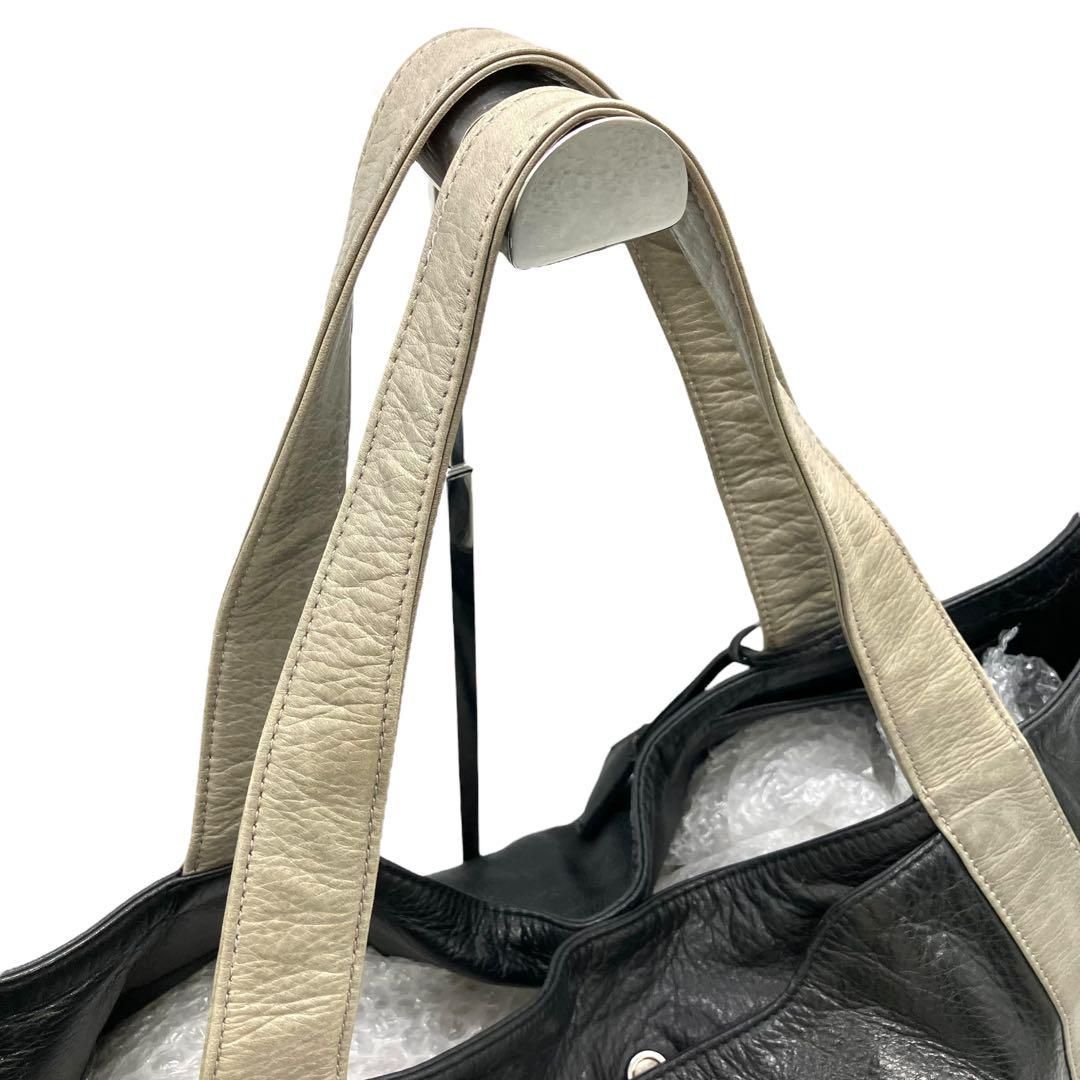 良品 2204 aniary UOMO別注 トートバッグ ブラック グレー A4 良品 2204 aniary UOMO別注 トートバッグ ブラック グレー A4