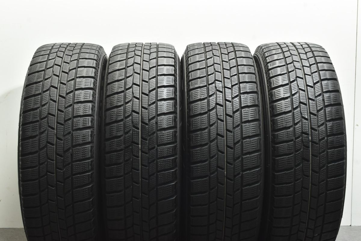 【バリ溝】DOS 15in 6J+52 PCD114.3 グッドイヤー アイスナビ6 195/65R15 ノア ヴォクシー ステップワゴン アクセラ セレナ 即納可能