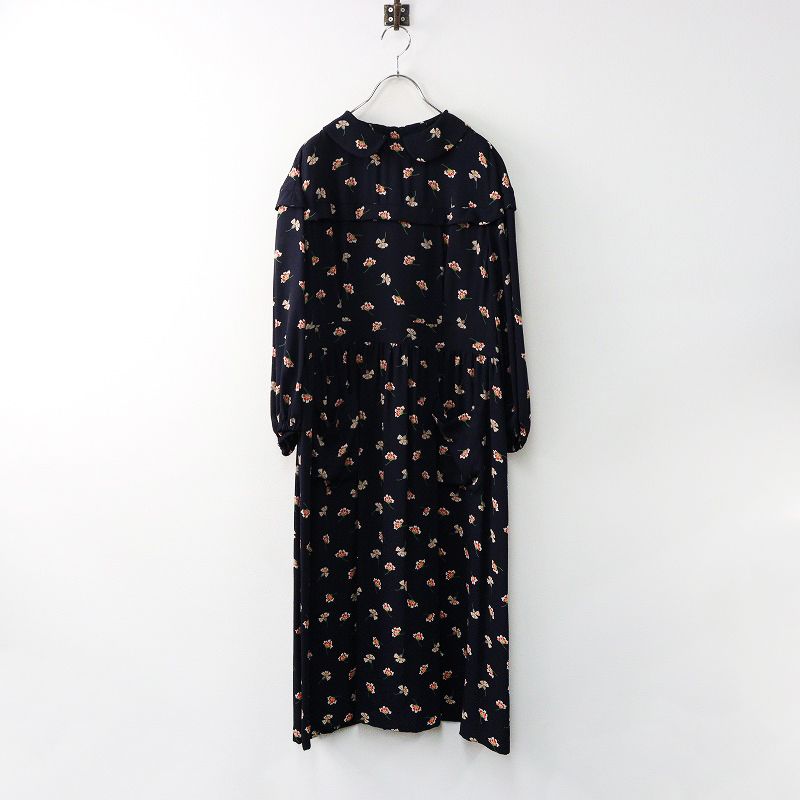 2025AW ジェーンマープル Jane Marple Floating flowers afternoon dress アフタヌーンティー ドレス M|ブラック 2400014401974