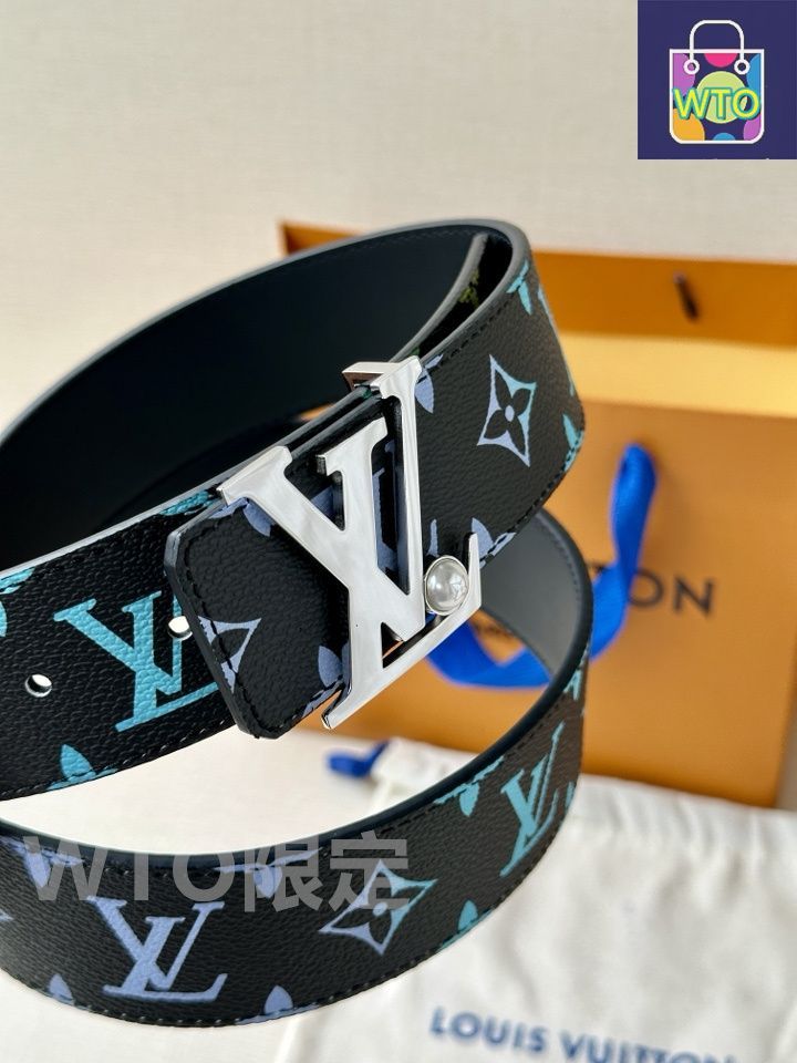 ⭐︎LOUIS VUITTON⭐︎ ベルト　ほぼ未使用 今日特価】Louis Vuitton Initiales ルイヴィトン イニシャルズ