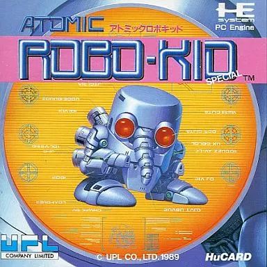 【美品】アトミックロボキッド　PCエンジン　HUカード 中古】PCエンジンHuカードソフト アトミックロボキッド スペシャル