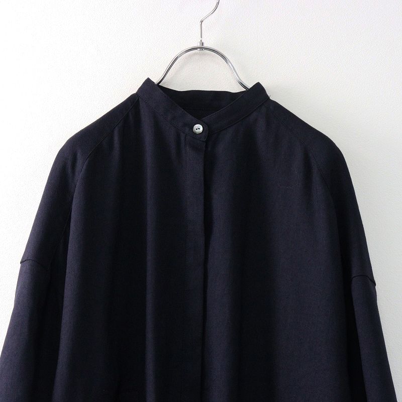 2022SS エンフォルド ENFOLD リネンライク 2WAY OPEN SHIRT オープン