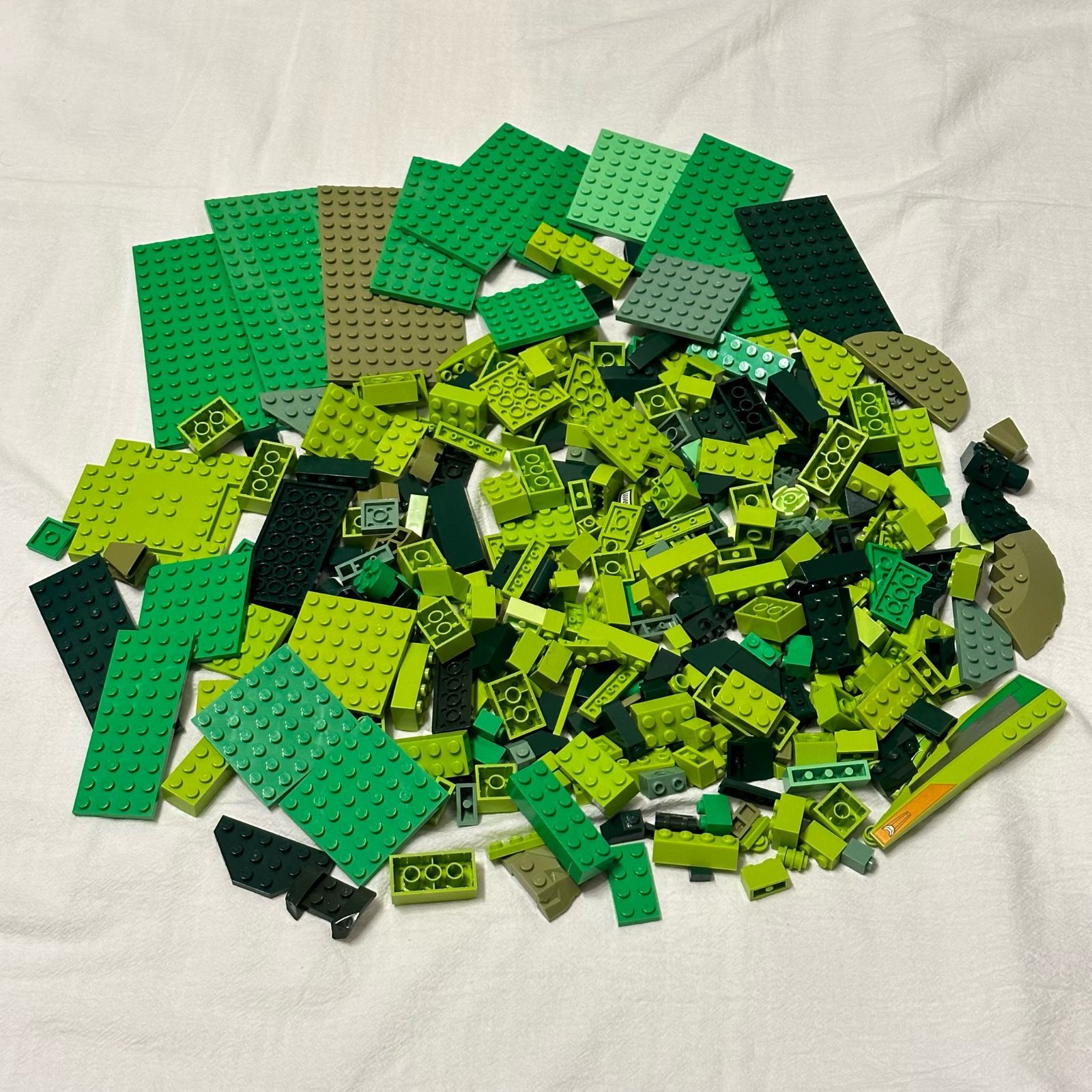 LEGO レゴ グリーン系 中古 パーツ ブロック プレート 8×16プレート 6