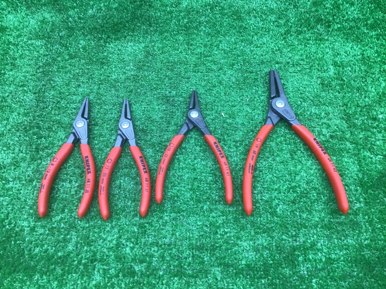 品 KNIPEXクニペックス 軸用 穴用スナップリングプライヤー4本セット♪アクトツール富山店♪BR