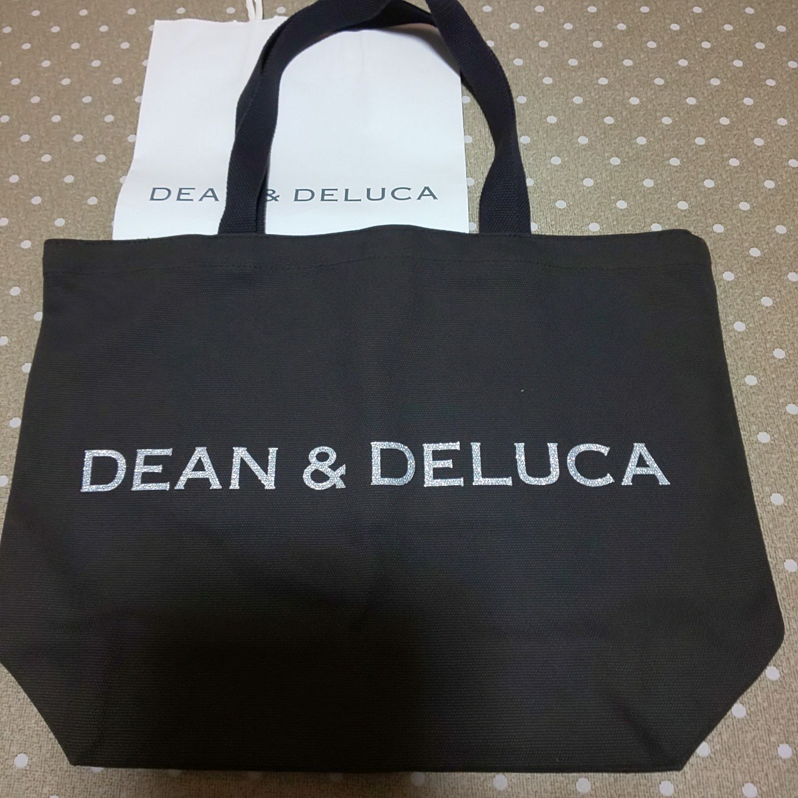 DEAN&DELUCAチャリティートートストーングレー LとSサイズ２枚セット