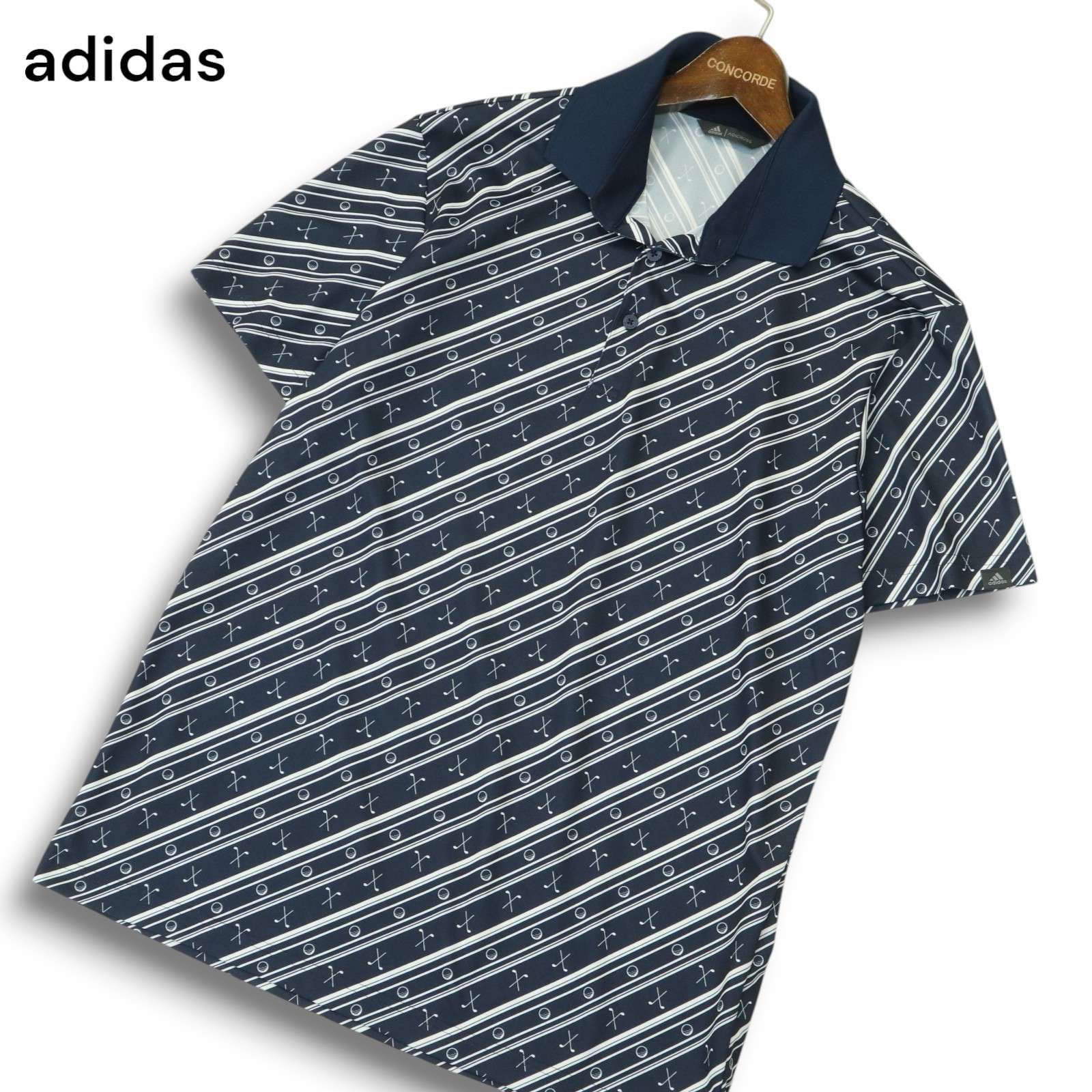 adidas GOLF アディダス ゴルフ ADICROSS 春夏☆ 半袖 総柄