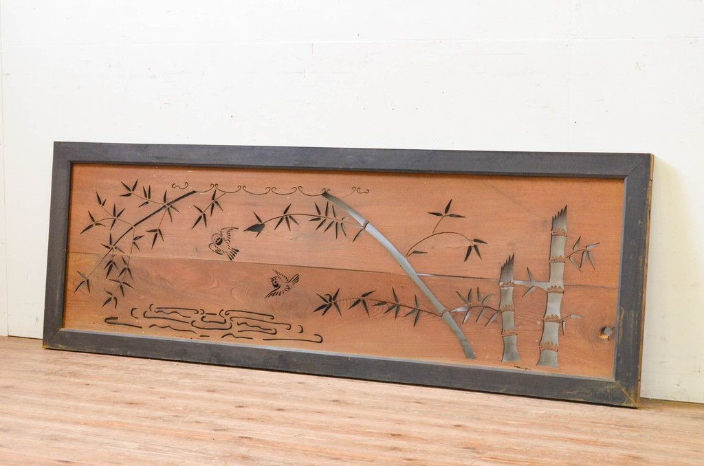 寺院 黄金欄間 木彫 透かし彫り 本漆 約横×縦約169.5×43.5cm彫刻