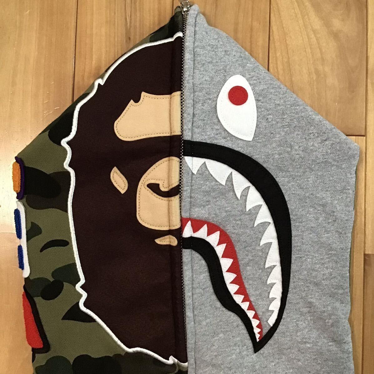 ☆XL☆ APE head Shark full zip Hoodie a bathing ape BAPE ☆XL☆ APE head Shark full zip Hoodie a bathing ape BAPE