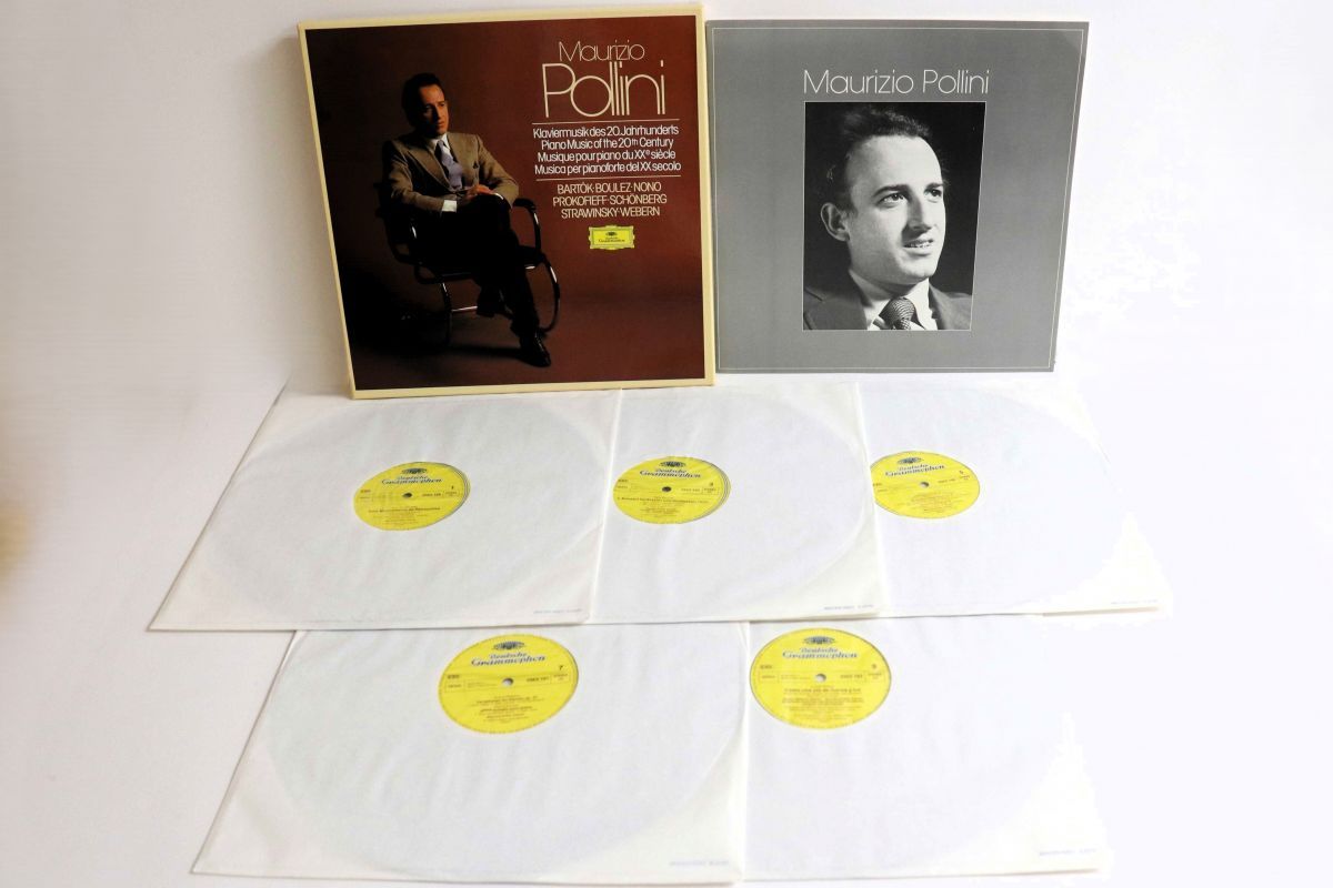 独5discs LP マウリツィオ・ポリーニ 20世紀のピアノ音楽 / バルトーク, ブーレーズ, ノーノ 2740229 DEUTSCHE GRAMMOPHON /01300 独5discs LP マウリツィオ・ポリーニ 20世紀のピアノ音楽
