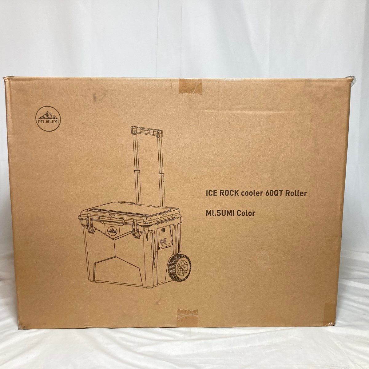 ◎◎Mt. SUMI マウントスミ アイスロッククーラー 60QT ローラー|クーラーボックス OC2107IC-60R