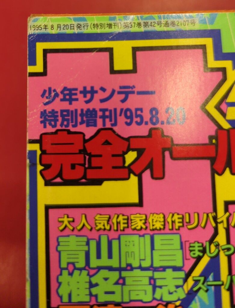 小学館 週刊少年サンデーR1995年8月20日特別増刊